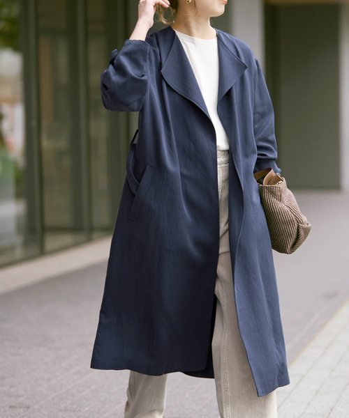 Spick & Span（スピックアンドスパン）の「ノーカラーリバーコート