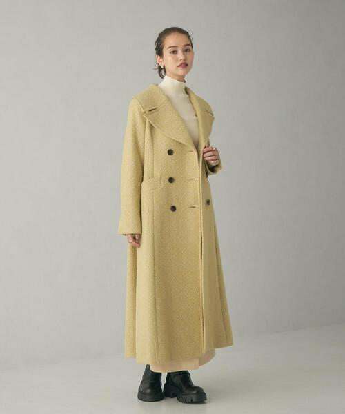 f*e様 エメルリファインズ ダブルボタン ロングコート ベージュ EMMEL