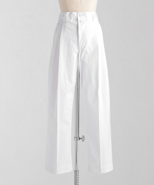 LOEFF（ロエフ）の「＜LOEFF＞ コットンツイル 2タックパンツ②