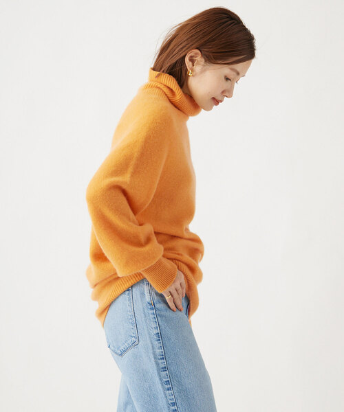 IENA（イエナ）の「ピュアカシミアニットプルオーバー（ニット