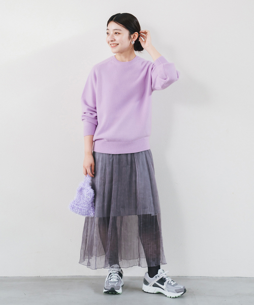 IENA（イエナ）の「SUPER180 クルーネックプルオーバー（ニット