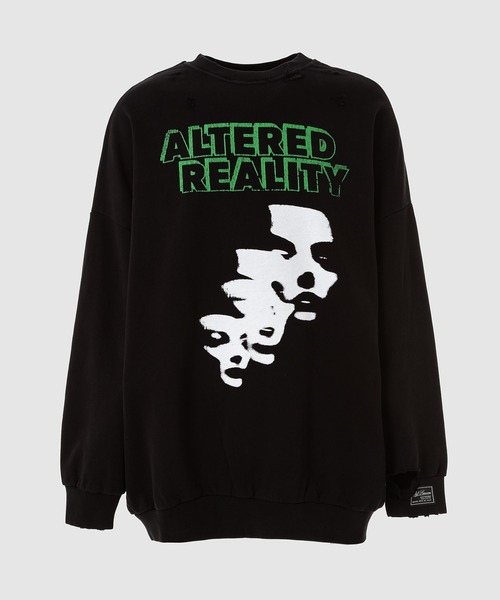 RAF SIMONS（ラフシモンズ）の「Destroyed crew neck sweater Altered