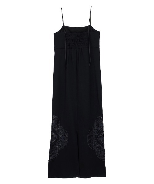 Ameri（アメリ）の「CUTWORK LACE SWEAT DRESS（ワンピース）」 - WEAR