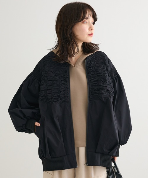 セール】□ESCAR シャーリングブルゾン（ブルゾン）｜ESCAR（エスカー