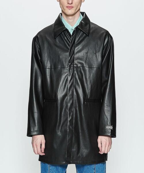 Jieda（ジエダ）の「＜JieDa＞ FAKE LEATHER COAT/コート（その他