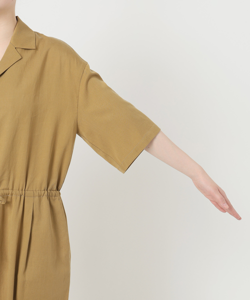 WEB限定/追加》ハーフスリーブオールインワン（つなぎ/オールインワン