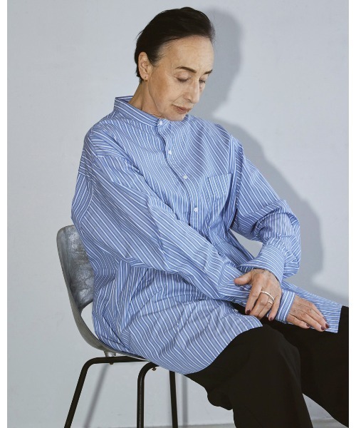 TODAYFUL（トゥデイフル）の「ストライプオーバーシャツ（シャツ