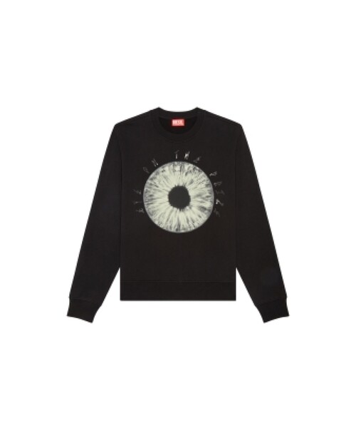 DIESEL（ディーゼル）の「メンズ スウェット プルオーバー プリント