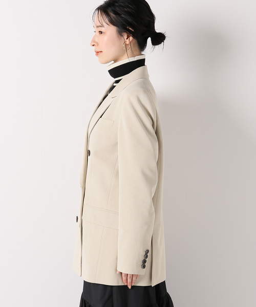 plage（プラージュ）の「エクリュ ダブルテーラードジャケット
