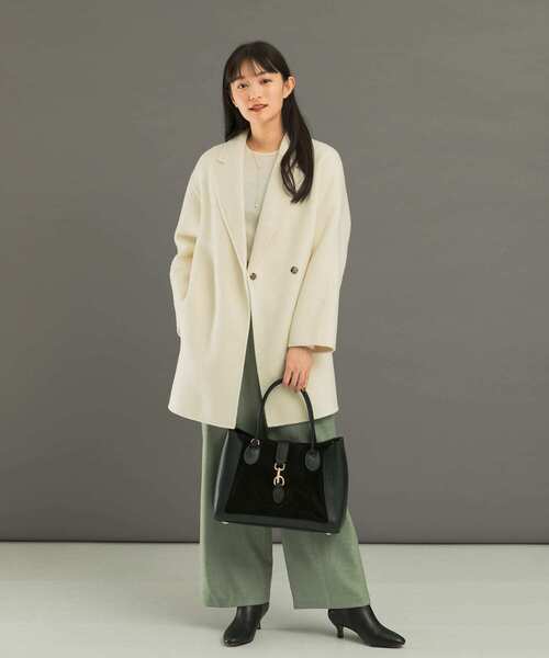 セール】ウールカシミヤリバーチェスターコート（チェスターコート