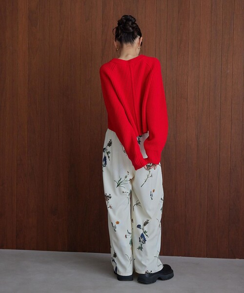 EMMEL REFINES＞EM フラワープリント イージーパンツ 2（その他パンツ