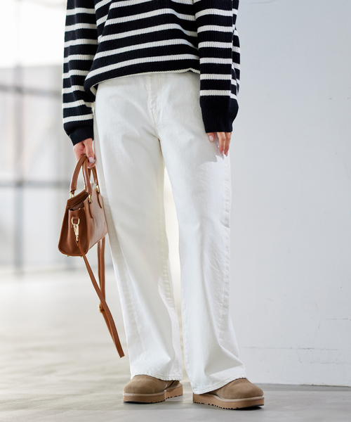 FRAMeWORK（フレームワーク）の「≪追加≫デニムストレートパンツ