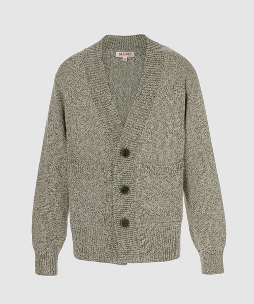 MASU（エムエーエスユー）の「MELANGE LOOSE CARDIGAN（カーディガン