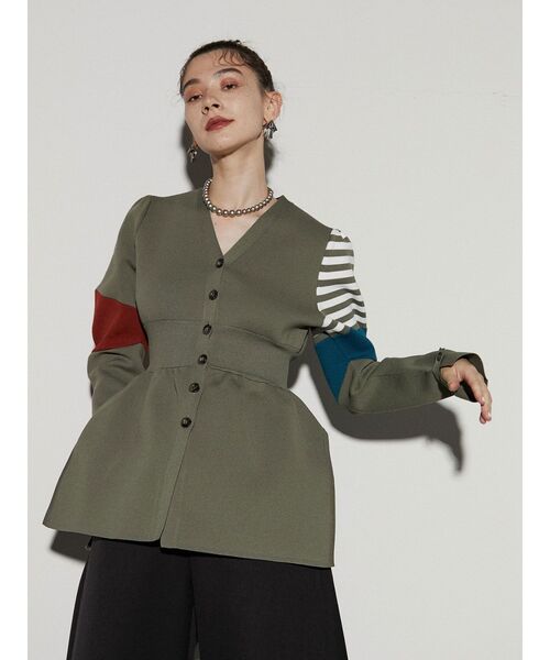 UN3D.（アンスリード）の「スリーパーツスリーブニットカーディガン