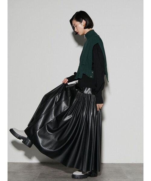 UN3D.（アンスリード）の「フロントジップニットベスト（ベスト）」 - WEAR