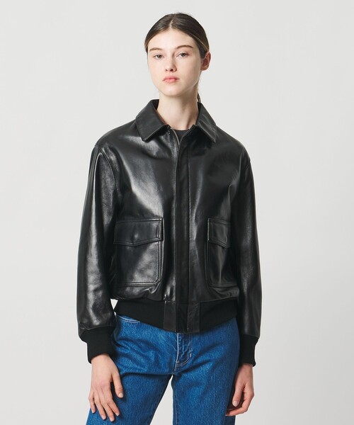 LOEFF（ロエフ）の「＜LOEFF＞ラムレザー フライトジャケット UNISEX