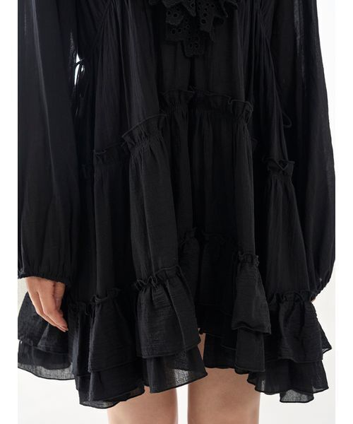 コットンレースBOHOチュニック（その他トップス）｜SNIDEL（スナイデル