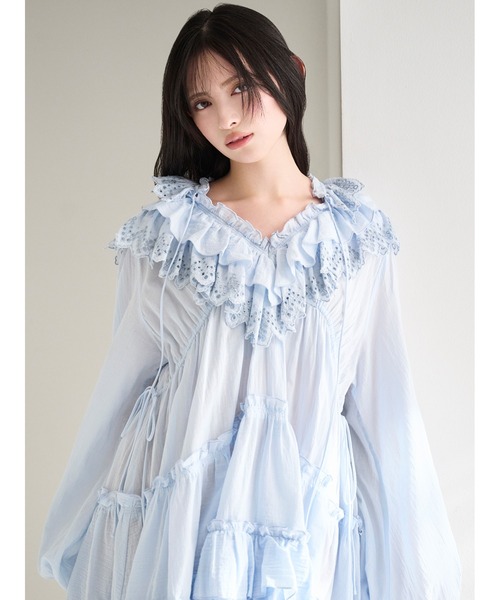 コットンレースBOHOチュニック（その他トップス）｜SNIDEL（スナイデル