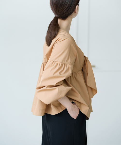 IENA（イエナ）の「ボリュームリボンブラウス（シャツ/ブラウス）」 - WEAR