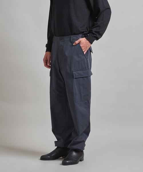 LOEFF（ロエフ）の「＜LOEFF（ロエフ）＞W サキソニー カーゴパンツ