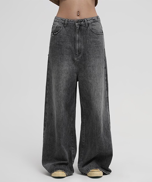 MASONPRINCE（メイソンプリンス）の「グランジ加工 ワイドシルエット