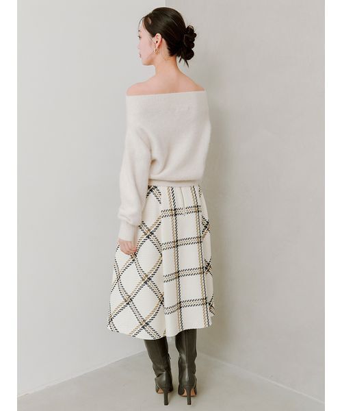 セール】フォックスアルパカオフショルプルオーバー（ニット/セーター