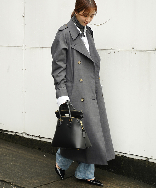 Deuxieme Classe（ドゥーズィエムクラス）の「Grey トレンチ コート