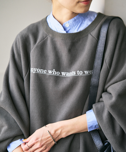 セール】【haru×FRAMeWORK】ロゴスエット（スウェット）｜FRAMeWORK