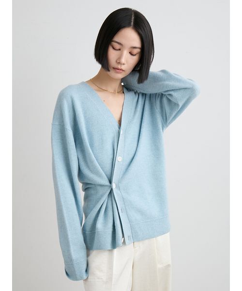 ウール2WAYカシュクールニットカーデ（カーディガン/ボレロ