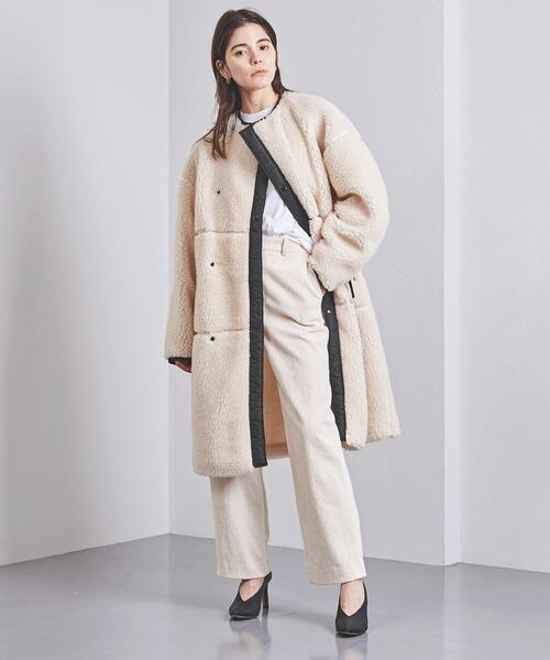 HYKE（ハイク）の「＜HYKE（ハイク）＞ボア ロングコート