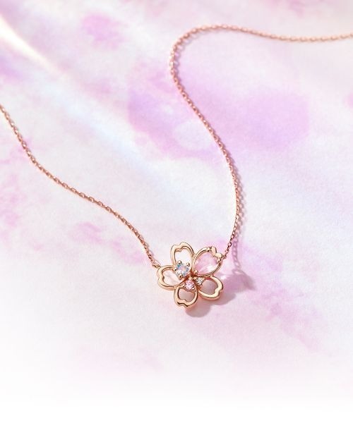 Canal 4℃（カナルヨンドシー）の「【SAKURA コレクション】K10ピンク