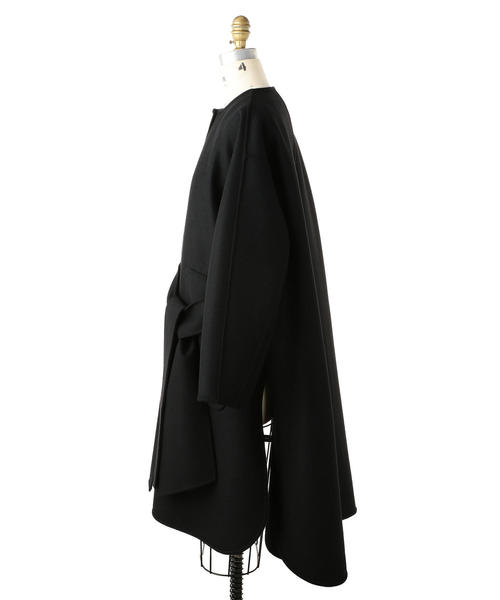 Drawer（ドゥロワー）の「Drawer ウールメルトンリバーノーカラー