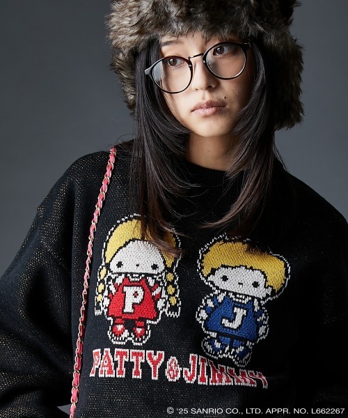 セール】パティ＆ジミー/ジャガードニットプルオーバー ＜大きいサイズ