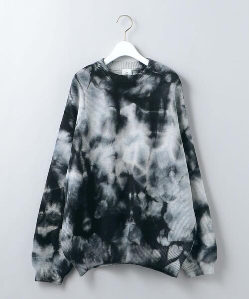 6（ロク）の「＜6(ROKU)＞DYE KNIT PULLOVER/ニット（ニット/セーター