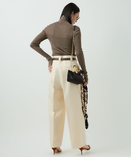 Chaos(カオス)/【新色＆追加】18Gシルクリブタートルネックニット