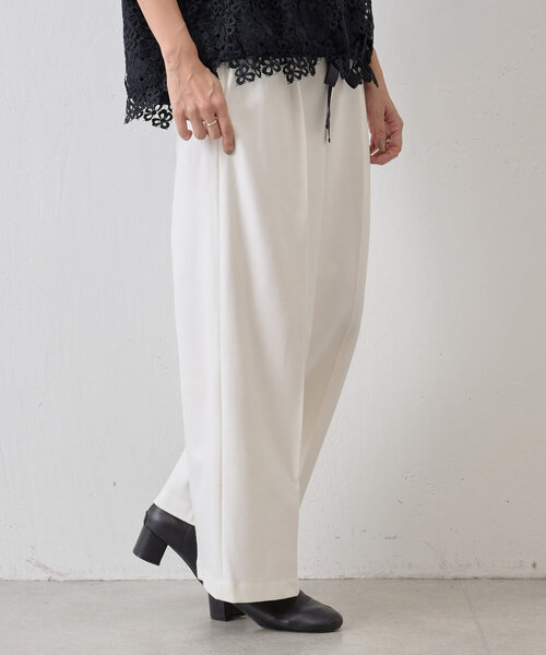 BEARDSLEY（ビアズリー）の「両面起毛ストレートタックパンツ（その他