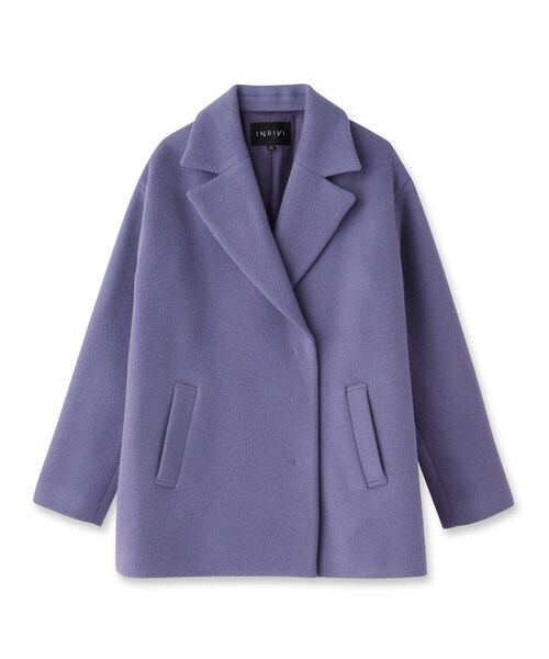 INDIVI（インディヴィ）の「【SALEおすすめコート！】ウールリバー