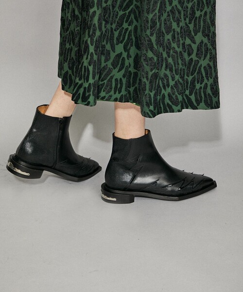 TOGA PULLA(トーガプルラ)】ウエススタンショートブーツ TP12-AJ1124