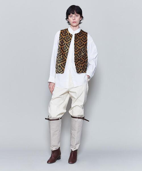 6（ロク）の「＜6(ROKU)＞カットパイル ジャカード ベスト（ベスト