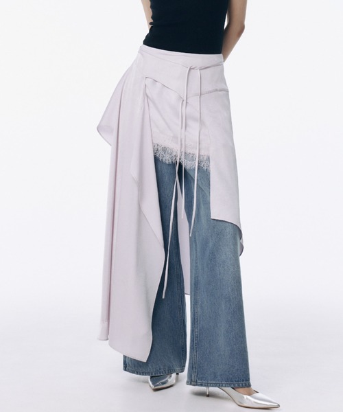 ASSYMMETRY SKIRT/アシンメトリースカート（スカート）｜JOSE MOON