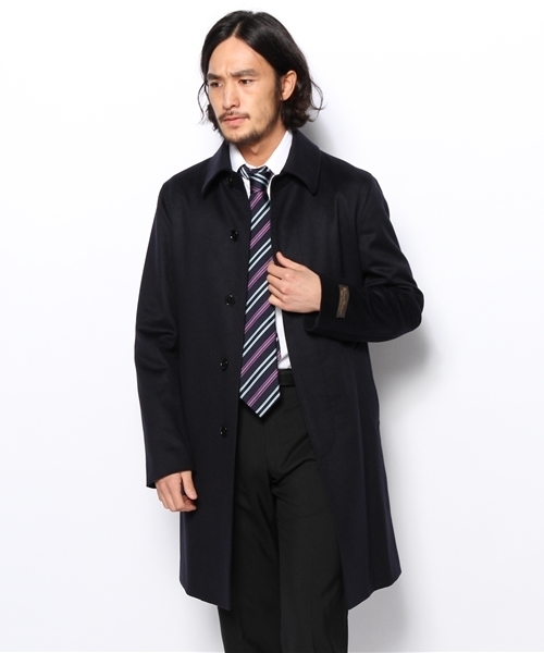 EDIFICE（エディフィス）の「ウールカシミア ベルテッドコート（ステン