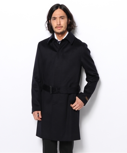 EDIFICE（エディフィス）の「ウールカシミア ベルテッドコート（ステン