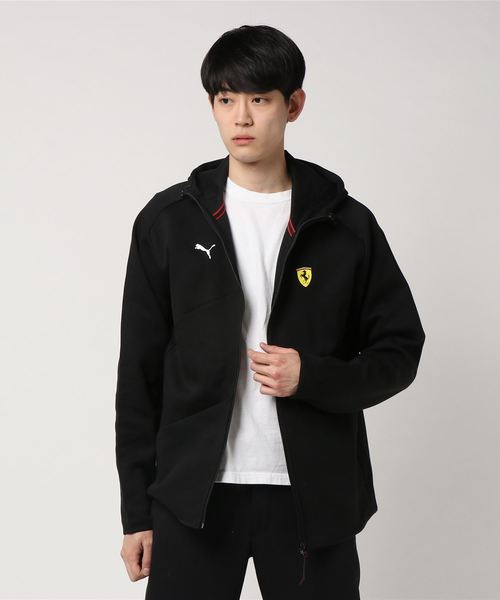PUMA（プーマ）の「フェラーリ フーデッド スウェット ジャケット