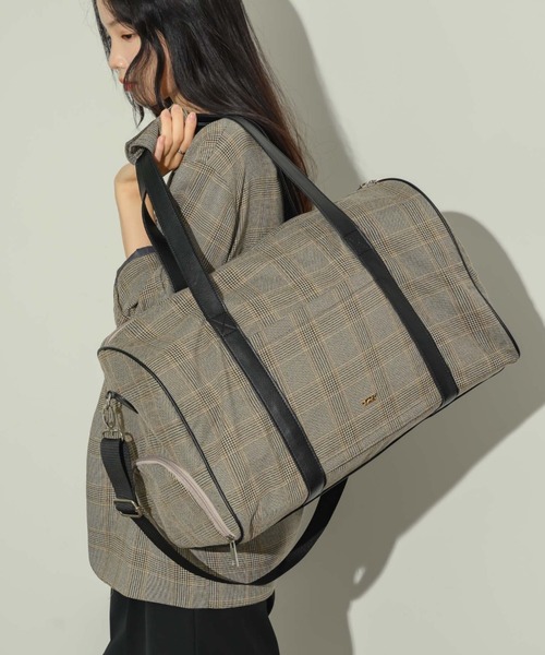 新色登場！】レザー切り替えショルダー/ボストンバッグ（ボストン