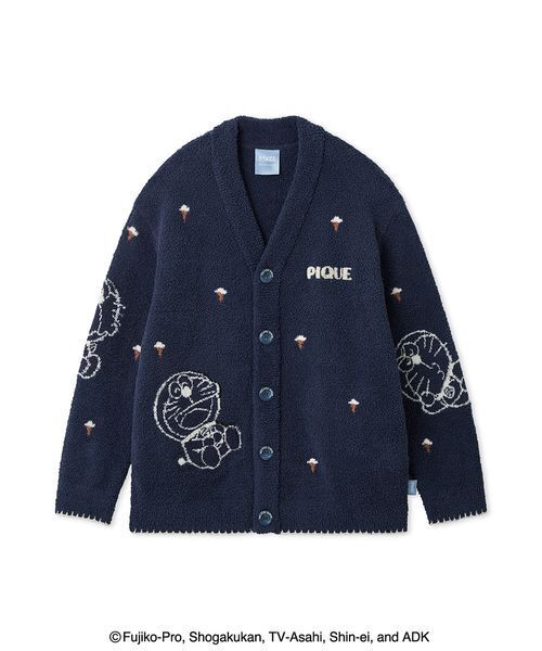 ドラえもん】【メンズ】ベビモコジャガードカーディガン（ルームウェア
