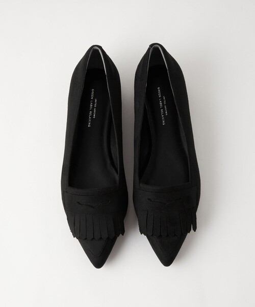 セール】【WEB限定】ポインテッド キルト フラットシューズ（1.5cm