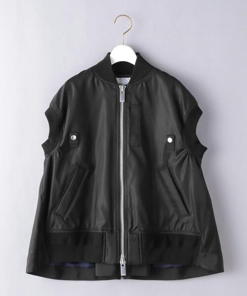 Sacai（サカイ）の「＜sacai（サカイ）＞フレア MA-1 ベスト