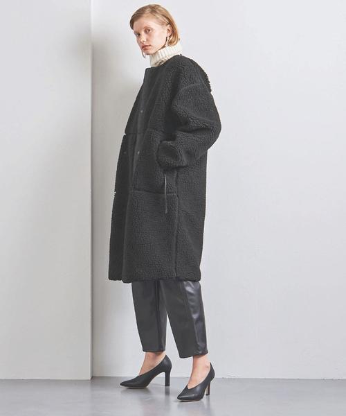 HYKE（ハイク）の「＜HYKE（ハイク）＞ ボア ロングコート