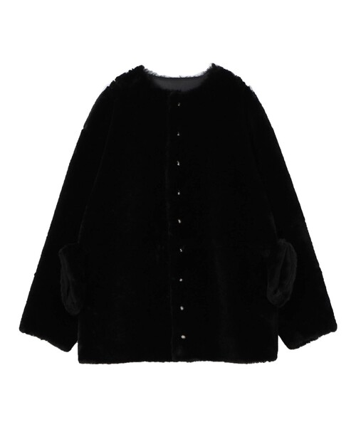 MACPHEE（マカフィー）の「フェイクムートン リバーシブルショート