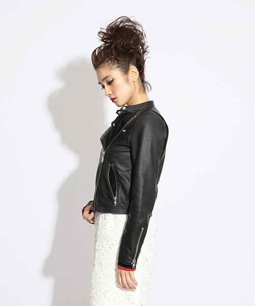 Ray BEAMS（レイビームス）の「Ray BEAMS / ラムレザー ライダース